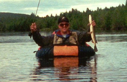 Ben in Float Tube